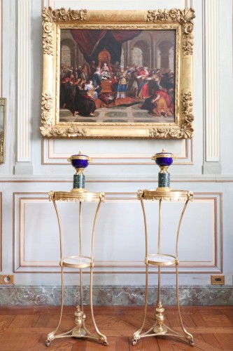 Paire de guéridons tripodes, Louis XVI - Mobilier Style Directoire