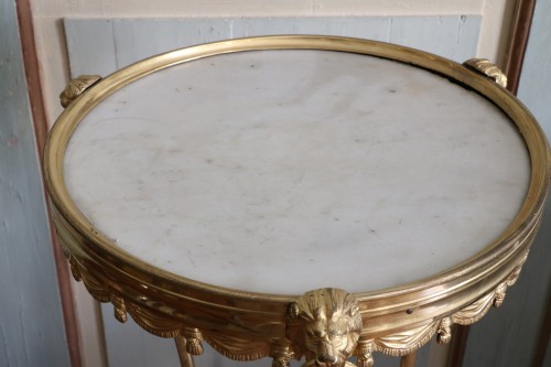 Antiquités - Paire de guéridons tripodes, Louis XVI