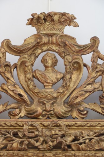 Miroir italien du début XVIIIe - Miroirs, Trumeaux Style Louis XIV