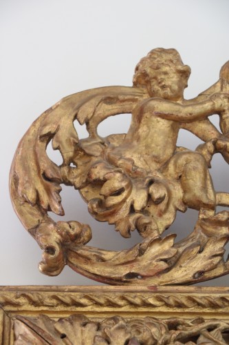 Miroirs, Trumeaux  - Miroir italien du début XVIIIe