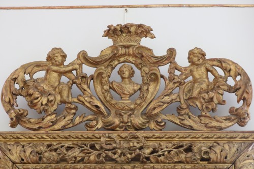 XVIIIe siècle - Miroir italien du début XVIIIe