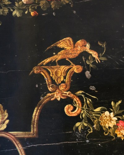 XVIIIe siècle - Commode laquée d'époque Louis XIV