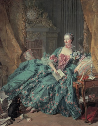 Antiquités - Table à écrire, modèle de RVLC dit Lacroix d'époque Louis XV