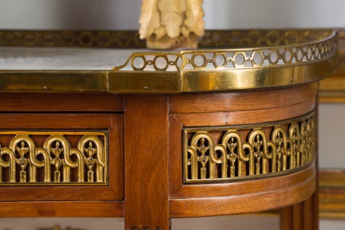 Console Louis XVI estampillée C.Richter pour Charles Erdman Richter  - Mobilier Style Louis XVI