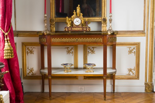 Console Louis XVI estampillée C.Richter pour Charles Erdman Richter  - Galerie Pellat de Villedon