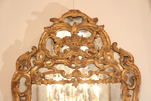 Miroir provençal d'époque Louis XV - Galerie Pellat de Villedon