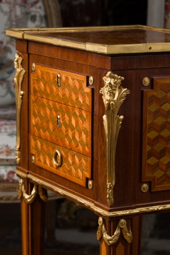 Louis XVI - Louis XVI Period Side Table by Philippe-Claude Montigny