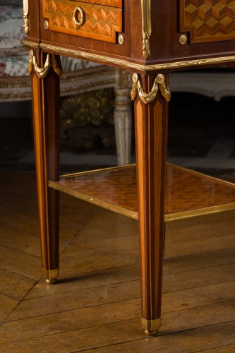 Antiquités - Louis XVI Period Side Table by Philippe-Claude Montigny