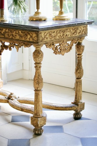 Furniture  - Louis XIV giltwood console table