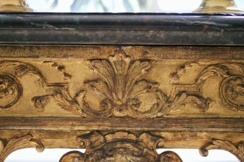 Louis XIV giltwood console table - Louis XIV