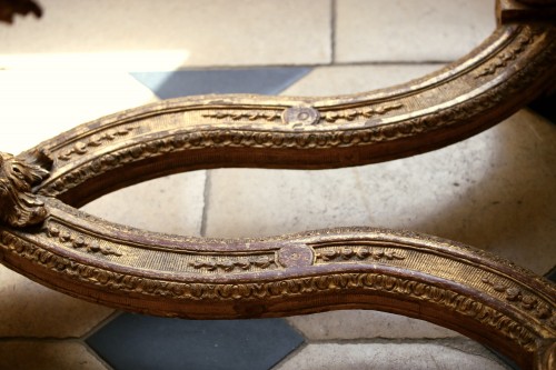 Antiquités - Louis XIV giltwood console table