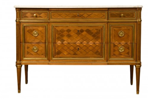 Commode Louis XVI, estampillé Weisweiler