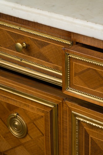 Louis XVI - Commode Louis XVI, estampillé Weisweiler