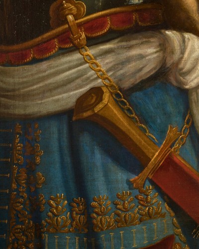 Tableaux et dessins Tableaux XVIIe siècle - Portrait d’un maréchal, Ecole française du début XVIIe, vers 1680