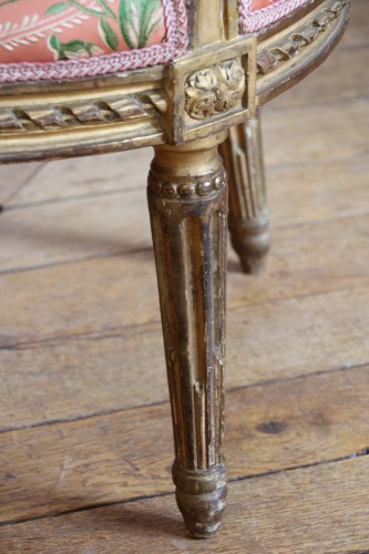 Antiquités - Suite de quatre fauteuils Louis XVI de Nadal l'Ainé