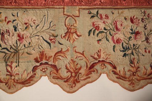 Paire de cantonnières, tapisserie royale de Beauvais - Tapisserie & Tapis Style 