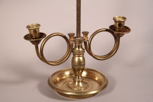 Lampe-bouillotte, fin du XVIIIe début du XIXe siècle - Luminaires Style Directoire