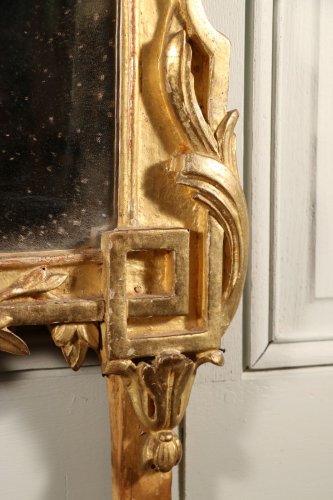 Miroir bois doré, vers 1770 - Galerie Pellat de Villedon