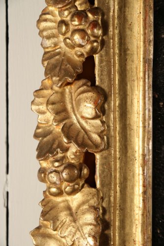 XVIIIe siècle - Miroir bois doré, vers 1770
