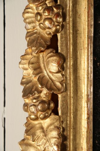 18th century - Gilded wood mirror, circa 1770