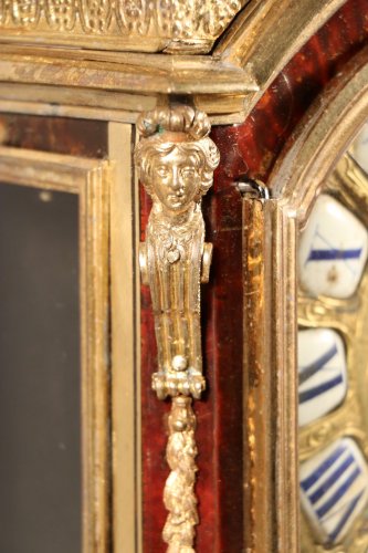 XVIIe siècle - Pendule à poser de Balthazar Martinot, époque Louis XIV