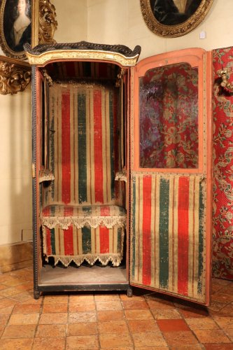 XVIIIe siècle - Chaise à porteurs pour dame, vers 1760, région de Turin