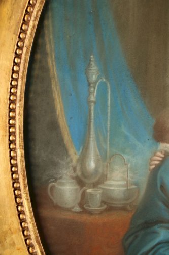 Tableaux et dessins Dessin, Aquarelle & Pastel - Le Marchand de lunettes d'après J.-B Le Prince et Helman, après 1776