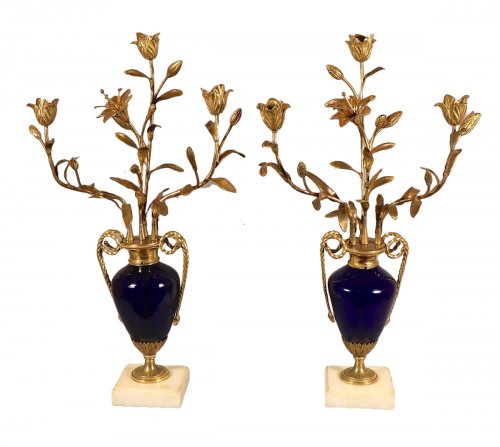 Pair of Louis XVI candelabras