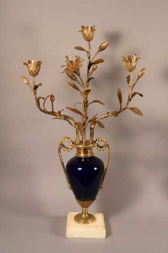 Pair of Louis XVI candelabras - Lighting Style Louis XVI