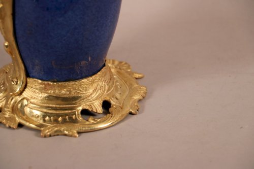Objet de décoration Cassolettes, coupe et vase - Vase de Chine monté en similor, époque Louis XV