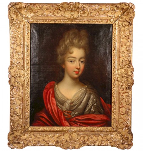 Portrait d'une aristocrate, époque Louis XIV