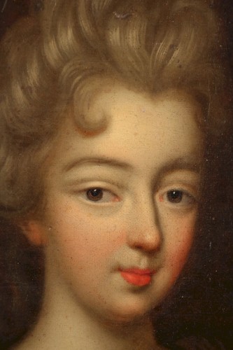Portrait d'une aristocrate, époque Louis XIV - Galerie Pellat de Villedon
