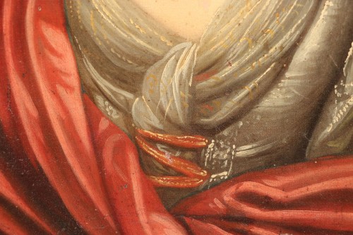 Antiquités - Portrait d'une aristocrate, époque Louis XIV