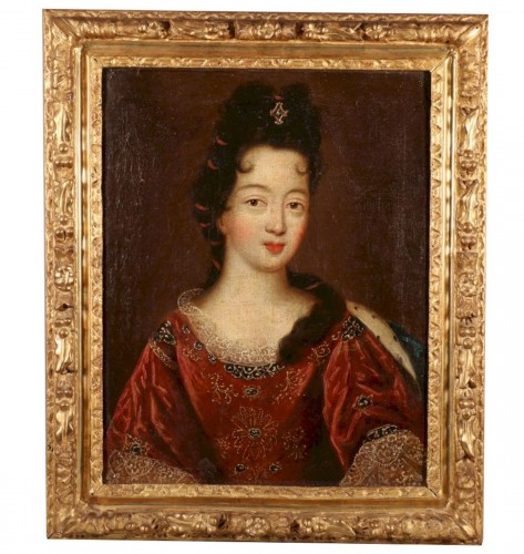 Portrait présumé de mademoiselle de Nantes, princesse de Condé, 17e siècle
