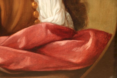 XVIIe siècle - Portrait présumé de "La Bruyère", fin du XVIIe siècle