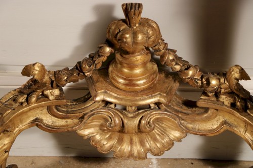 Transition - Gilded wood console circa 1760