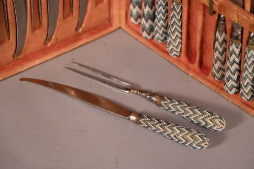 Objets de Vitrine  - Ensemble de couteaux et fourchettes, XVIIIe siècle