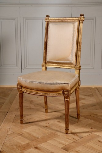 Suite de quatre chaises attribuée à Henri Jacob - Galerie Pellat de Villedon