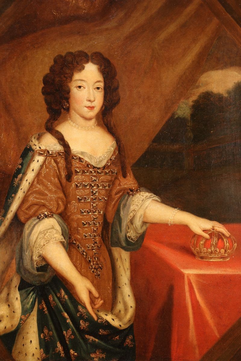 Portrait de Marie Anne de Bavi re XVIIe si cle N 71790 Portrait de Marie Anne de Bavi re XVIIe si cle N 71790