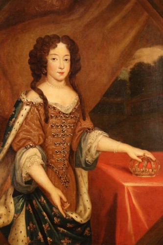 Portrait de Marie-Anne de Bavière - Tableaux et dessins Style Louis XIV