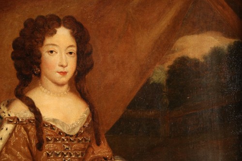 Tableaux et dessins Tableaux XVIIe siècle - Portrait de Marie-Anne de Bavière