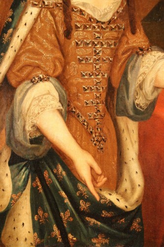XVIIe siècle - Portrait de Marie-Anne de Bavière