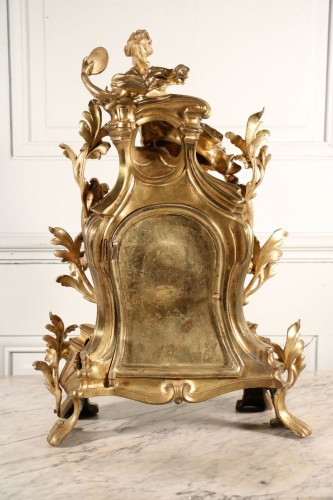 Louis XV - Pendule de cheminée attribuée à Jean-Joseph de Saint-Germain