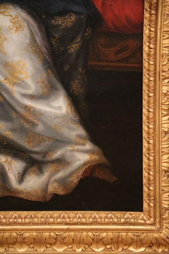Tableaux et dessins Tableaux XVIIe siècle - Portrait en pied probablement de Marie Mancini