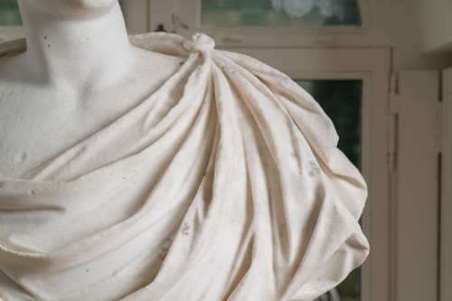  - Buste d’Apollon en marbre blanc, XVIIIe siècle