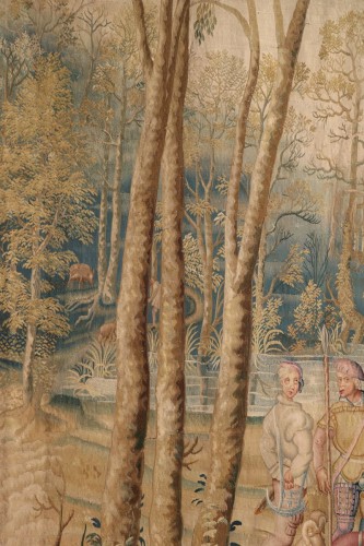 Tapestry of the Manufacture Royale des Gobelins commissioned by Louis XIV - Tapestry & Carpet Style Louis XIV