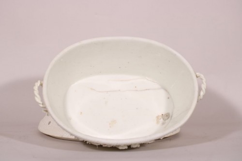 Céramiques, Porcelaines  - Pot pourri en porcelaine tendre de Saint Cloud