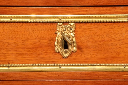 Louis XVI - Small Desk With Mechanism Stamped By Georges Kintz