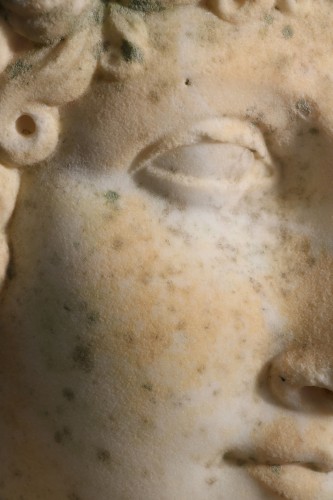 XVIIIe siècle - Buste d'Attis en marbre de Carrare