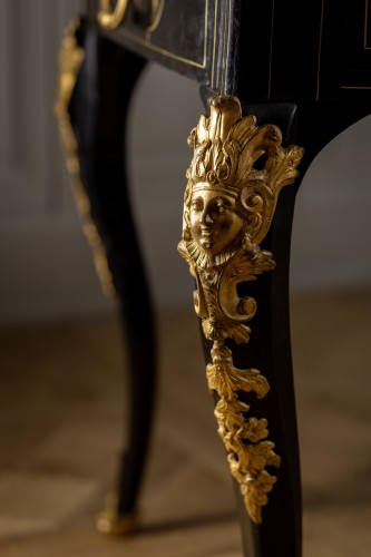 Bureau plat de milieu démontable, époque Régence - Galerie Pellat de Villedon